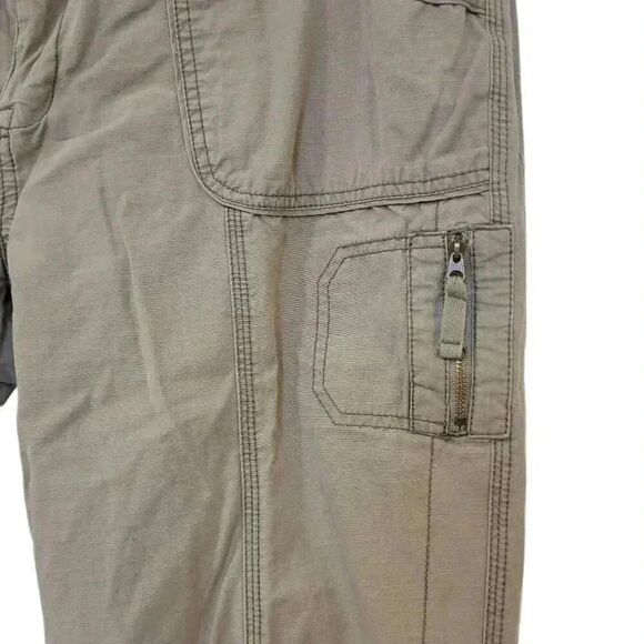 Eddie Bauer Women's Khaki Cotton Blakely Fit Capri Pants - Picture 6 of 11